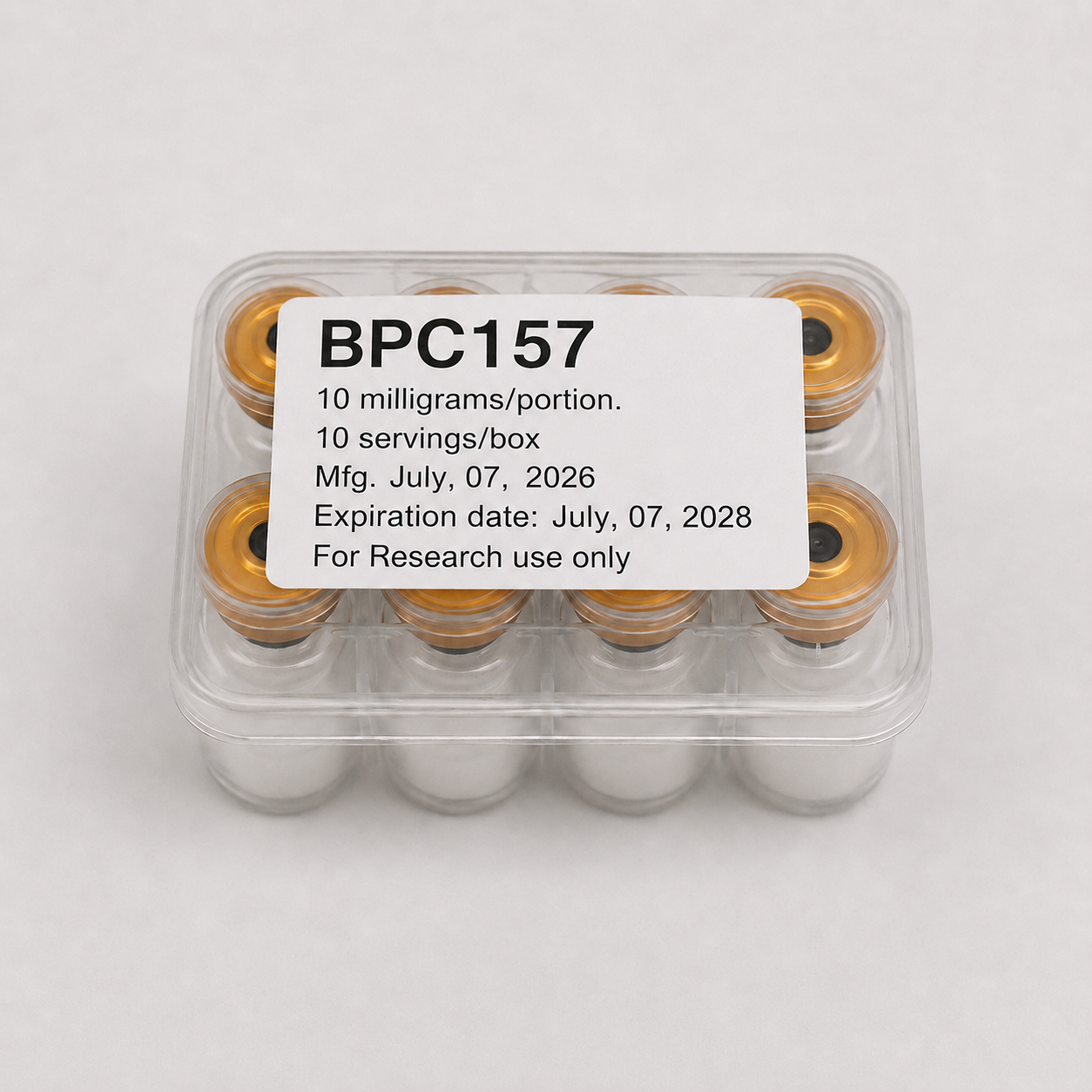 BPC157 | 10 VIALS × 10MG | SAME DAY DISPATCH