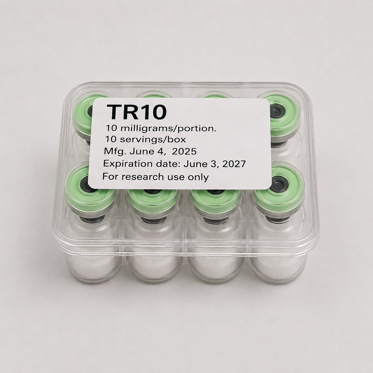 TR10 | 99.291% | 10 VIALS × 10MG | SAME DAY DISPATCH