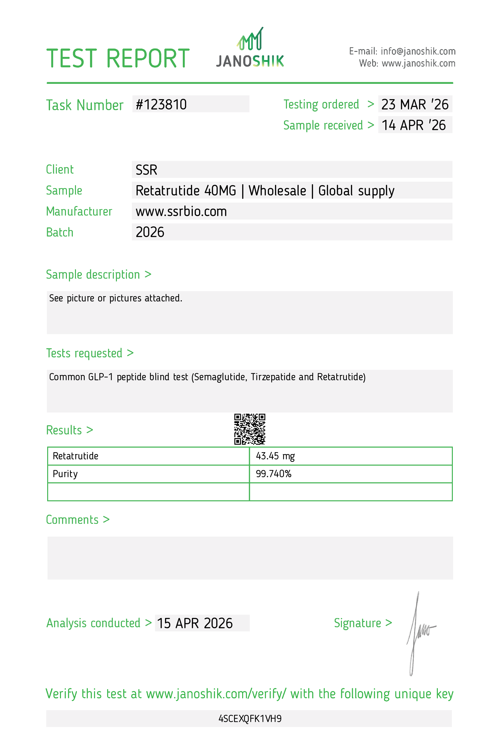 Retatrutide report