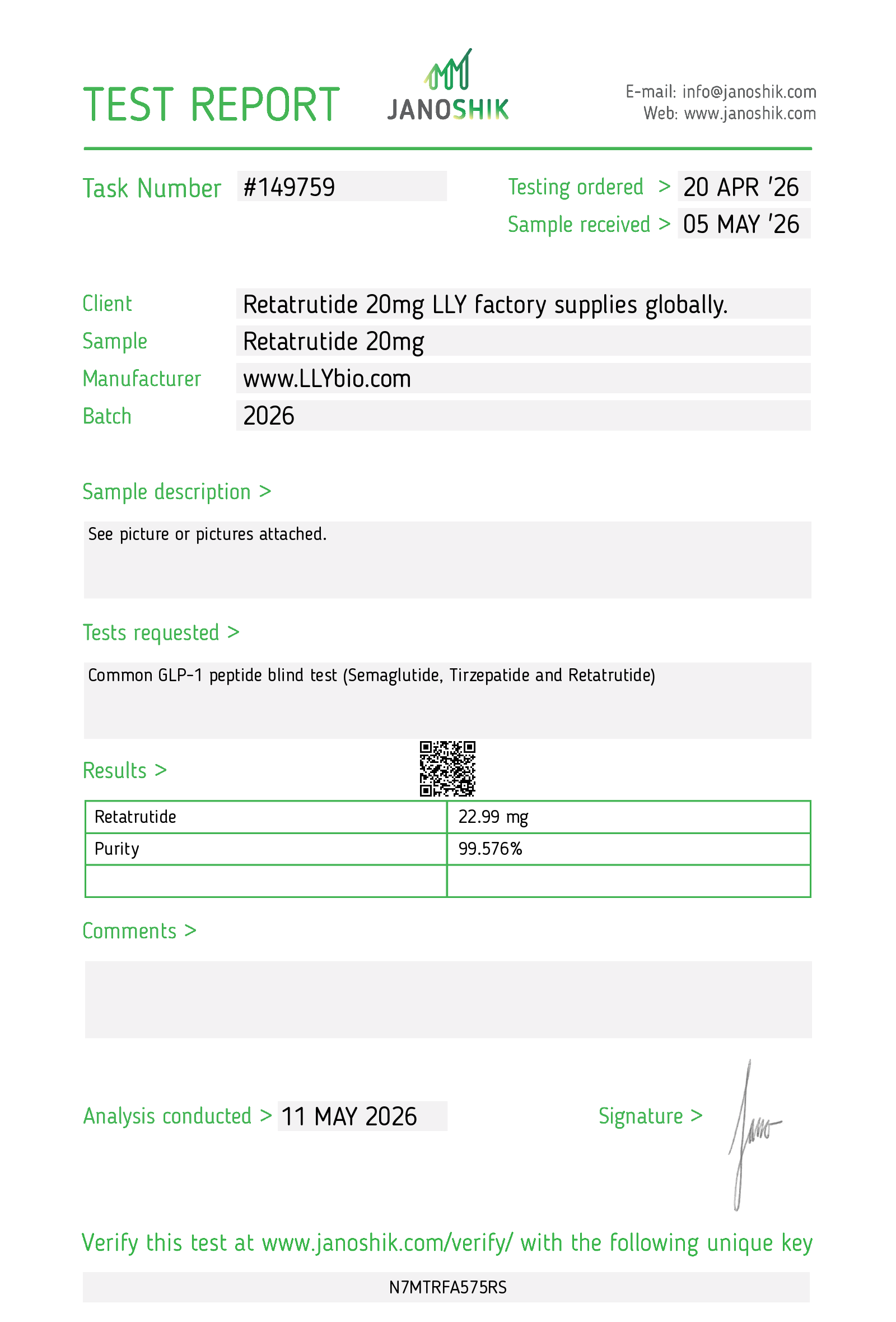 Retatrutide report