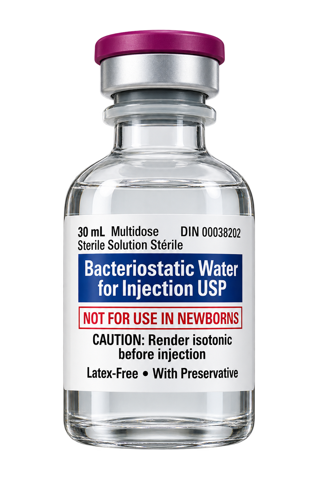 Hospira 30ml Bacteriostatic Water