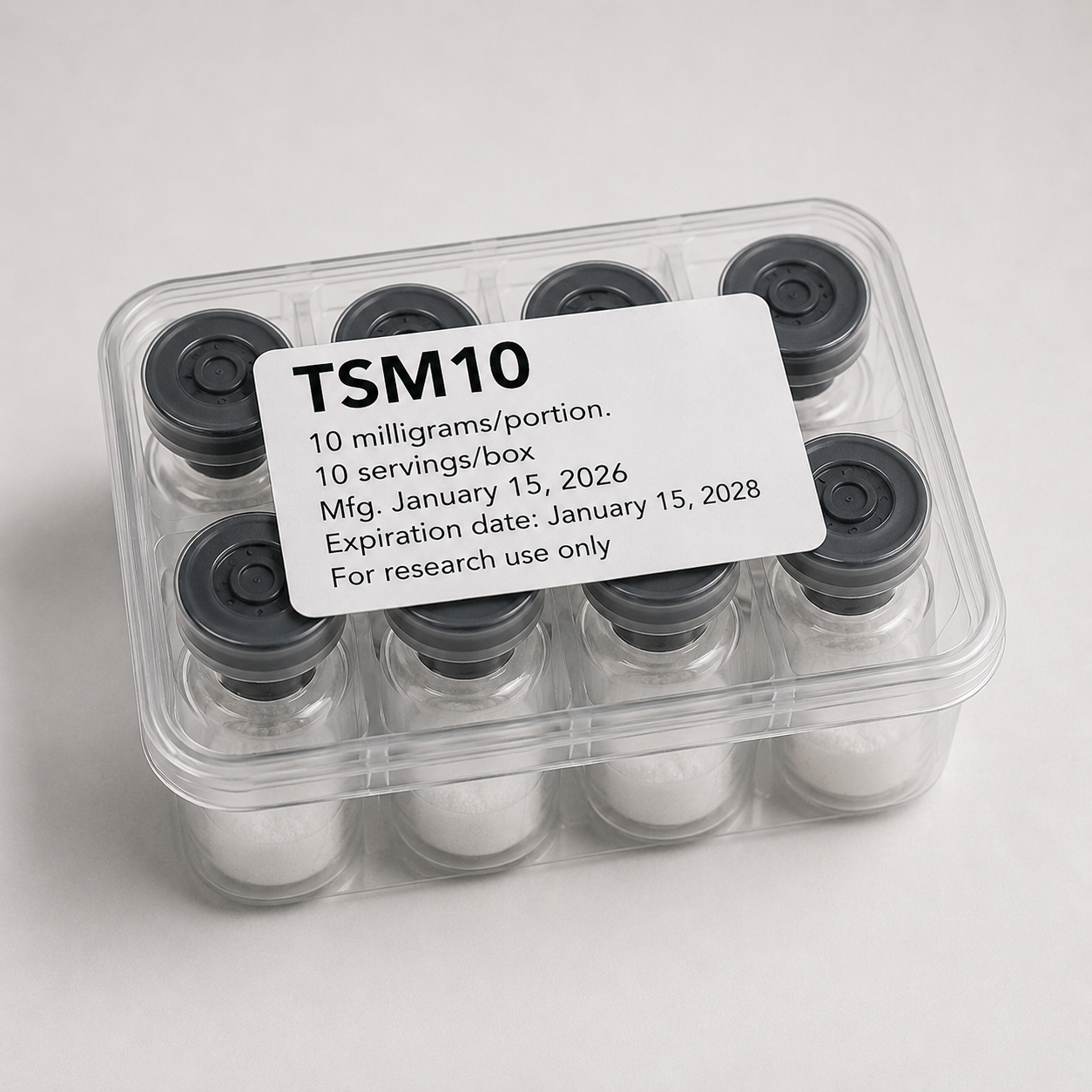TSM10 | 99.142% | 10 VIALS × 10MG | SAME DAY DISPATCH